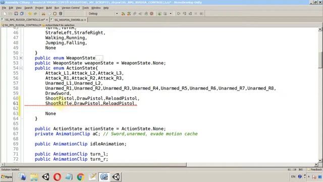 Unity Урок 28-1  Боевая система игрока Ружьё RPG или MMORPG C