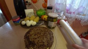 Влог: ДР мужа / Печеночный торт - рецепт/ Пришли родители