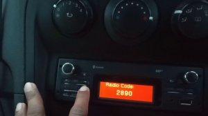 Mercedes Citan / Renault Kango Radio code setting.