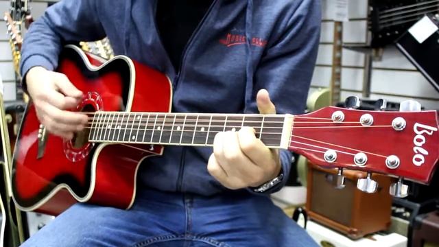 Недорогая гитара Bolo Bl-100C