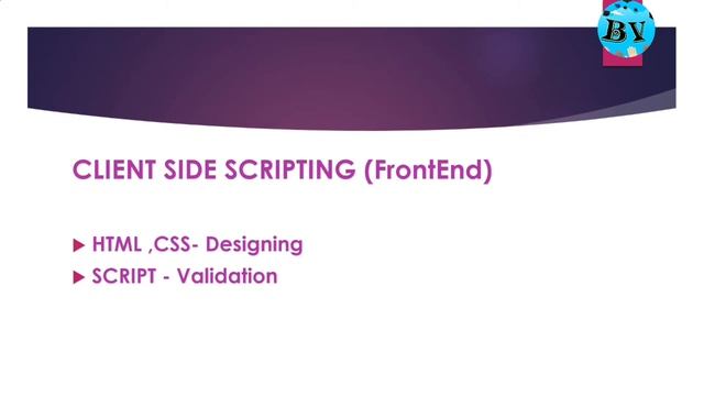 Client Side Scripting | Server Side Scripting | Bharani Viji | Tamil