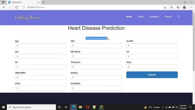 3-Disease Prediction using Machine Learning, Python, Django, Web App