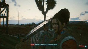 Cyberpunk 2077 душевный диалог с Панам Палмер