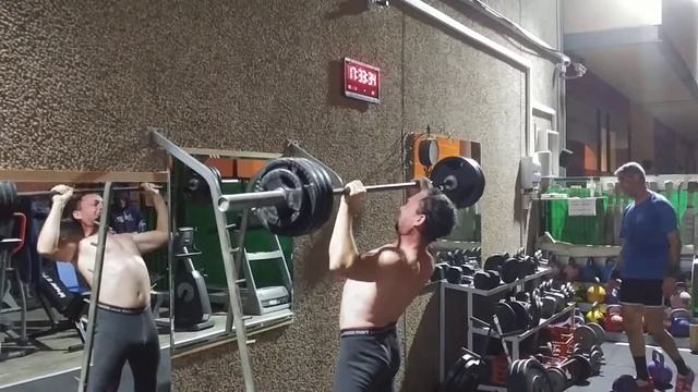 Жим стоя 55 кг на 5 раз смотреть онлайн