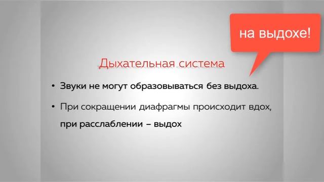 Дыхание - Речевой аппарат как основа ораторского искусства