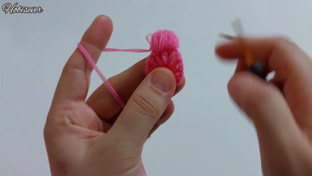 PUF ÇİÇEK YAPIMI 🌺 / Kolay tığ işi çiçek modelleri / Patik Süslemeleri /  ÇİÇEK ÖRGÜ MODELLERİ