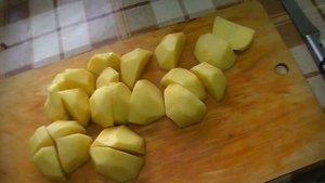 Картофель с куриными окорочками в рукаве