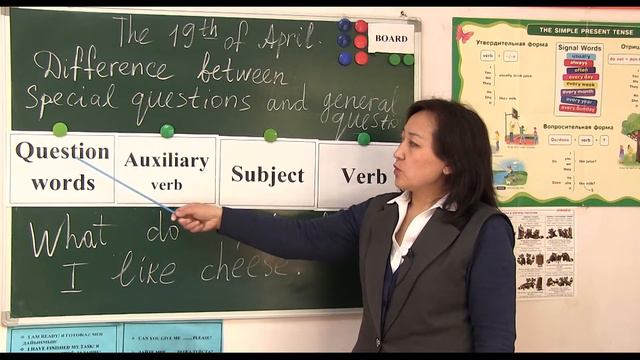 Special  and general questions