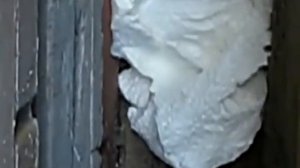 Заливка ППУ между стен