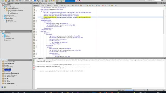 Using jlink in Apach NetBeans with Maven and OpenJFX смотреть онлайн