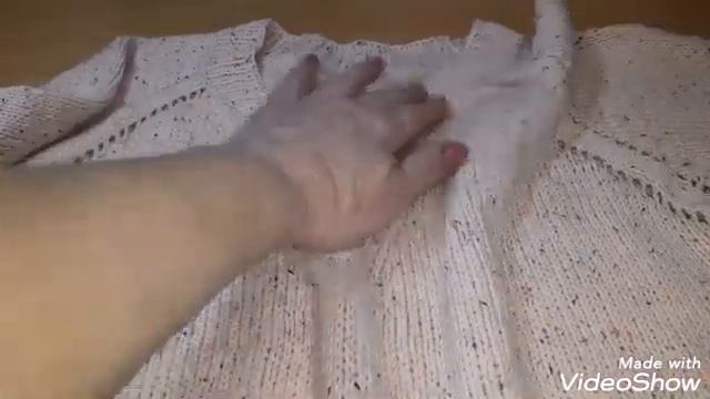 #джемпер ,из ALIZE cotton Tweed, "Песок пустыни"