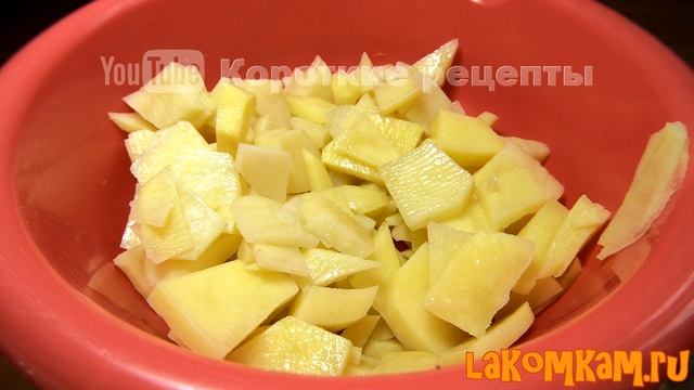 Острый картофельный пирог. Постный рецепт за 30 рублей
