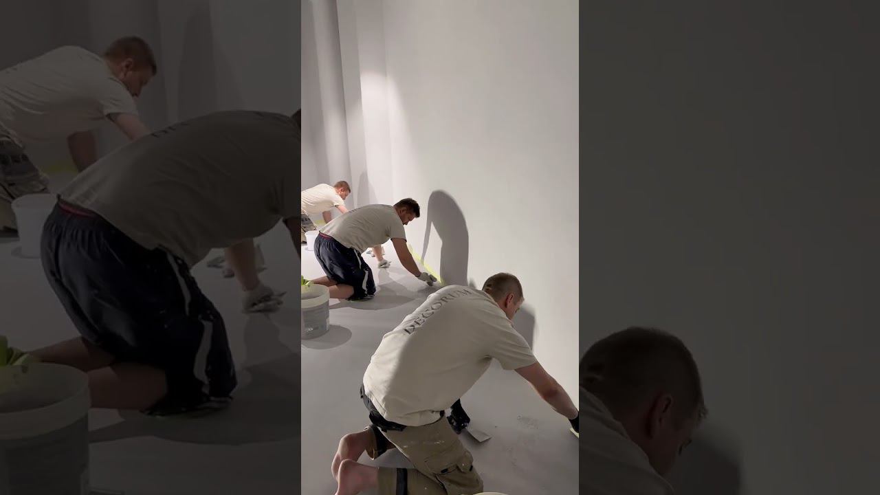 Микроцемент для коммерческих помещений. В описании к видео - причины выбрать именно это покрытие.