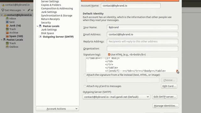 How to put an HTML signature in Mozilla Thunderbird? смотреть онлайн
