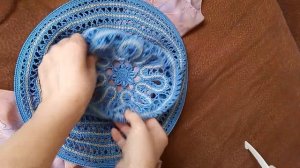 Авторское кружево Прохоровой Светланы. Шляпка. Брюггское кружево. Видеообзор