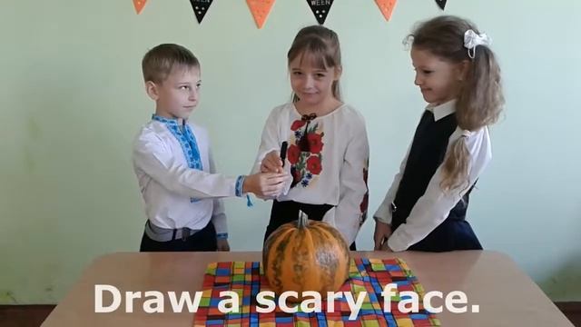 Майстер клас із вирізання гарбуза на Хеловін смотреть онлайн