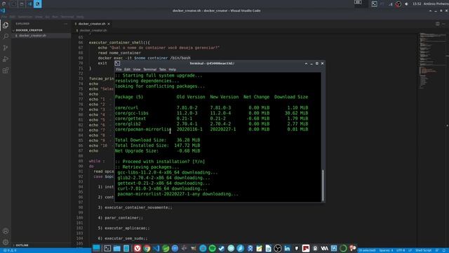 Execute aplicações do Arch Linux no seu Debian, utilizando Docker. смотреть онлайн