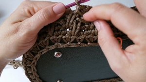 Как связать рюкзак из шнура? Подробный МК