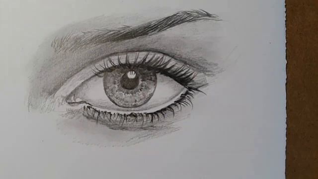 How to draw a realistic eye | Как нарисовать глаз смотреть онлайн