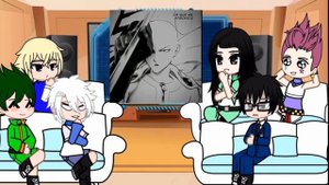 Hunter X Hunter React To Saitama || Gacha Club