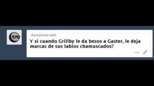 Recopilación Grillby x Gaster (grillster)