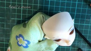 Роспись куклы минифи мейкап БЖД \ BJD minifee
