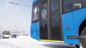 Новые автобусы и троллейбусы доставлены в Братск