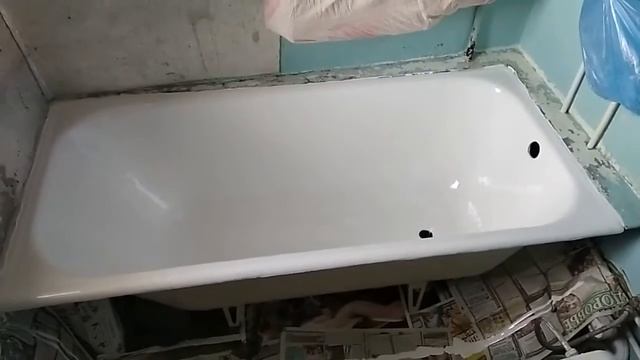 Реставрация ванны в Ачинске ( Наливная ванна, ремонт ванны, акриловая ванна) Отзыв №24 смотреть онлайн