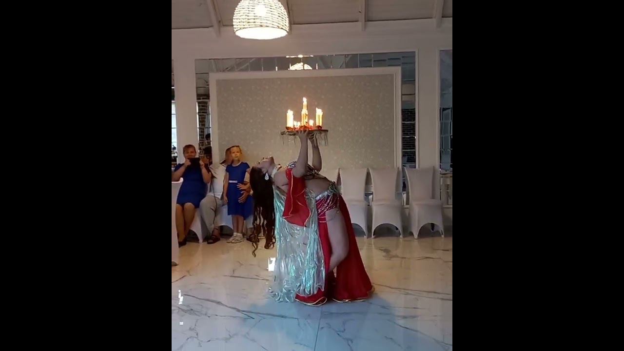 Восточный танец на юбилей. Танец со свечами. Цаплина Елена