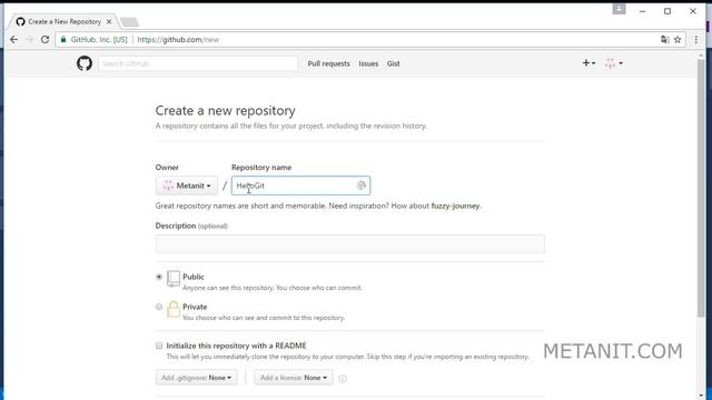 Добавление проекта из Visual Studio на Github