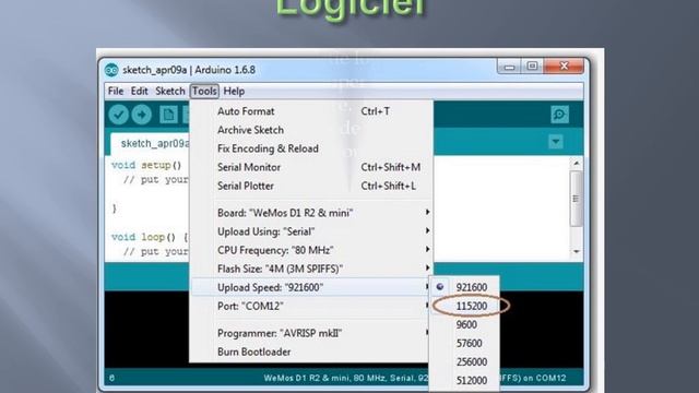 Sonde de température WIFI basée sur la carte Arduino compatible WeMos смотреть онлайн