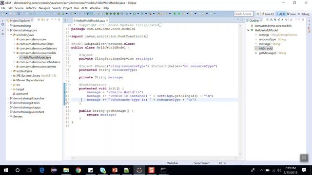 63. Debugging AEM application in Eclipse IDE смотреть онлайн