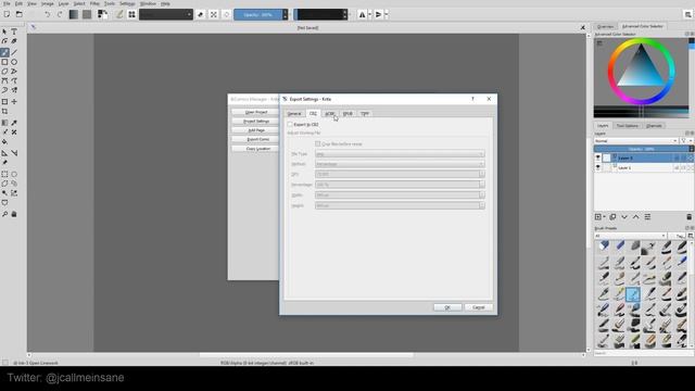 Krita 4.1+ Tutorial: NEW Using the Comics Manager Docker and System смотреть онлайн