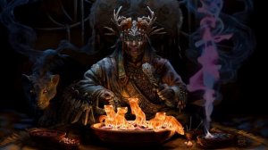 Футаж - шаман.