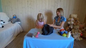 Детская развивающая игра "Мешочек"