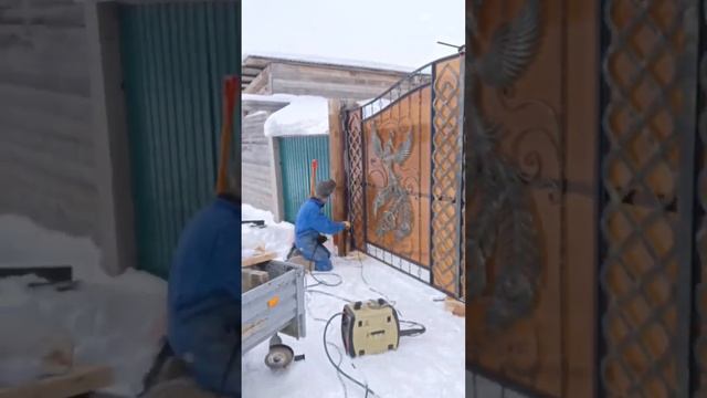 изготовление и монтаж распашных варот. г Уфа с Нагаево смотреть онлайн