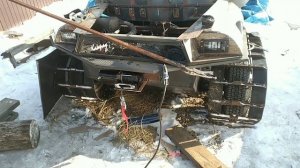 Гусеничный снего-болотоход КАМРАД! установка лебёдки!