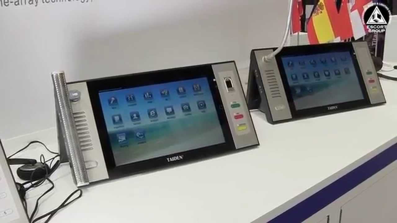 Новое поколение мультимедийных пультов TAIDEN для конгресс-систем на ISR2014 смотреть онлайн