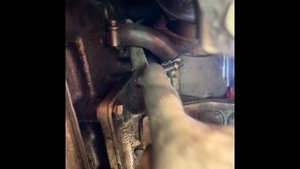 Шланг слива масла турбины bmw m47n/м57/м57н