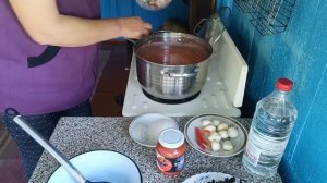 Яблочное повидло готово 👍 Приготовила соус 😋