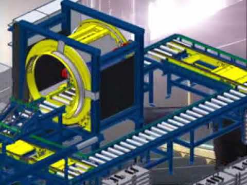 w503 - Роботизированная линия для очистки литой формы от остатков песка смотреть онлайн