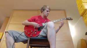 Обзор звука китайской реплики Gibson ES-335 красная