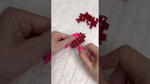 Подробный МК. Как плести сердце из больших бусин. Easy DIY. How to make a beaded heart