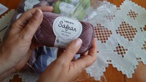 Пряжа Drops Safran/ Обзор пряжи ?/ Бобинная пряжа / Пряжа для зимних проектов #3