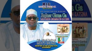 Wakar Dr Mustapha Muhammad Inwa SGS Katsina state