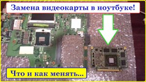 Замена видеокарты в ноутбуке Когда уместно, сколько стоит, какой прирост производительности