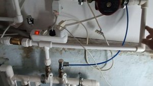 Двухконтурный газовый котел Протерм гепард и бойлер в качестве накопителя ГВС.