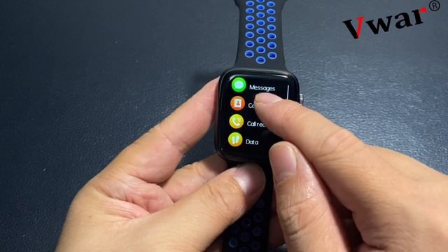 First UNBOXING- Vwar DT7 Plus Smart Watch Series 7 Two Buttons Sports GPS Tracker Bluetooth Call смотреть онлайн