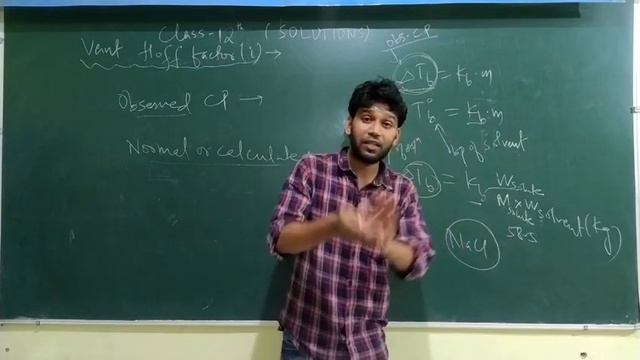 Solutions#24, Abnormal molar mass, Vant hoff factor 'i ', modified formula of Colligative propertie смотреть онлайн