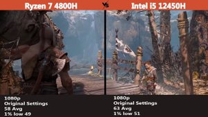 Intel i5 12450h vs Ryzen 7 4800h Gaming Benchmark Test | #asus #rtx3050 | @StealthGamerSG